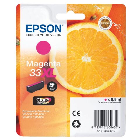 Epson 33XL cartucho original magenta alta capacidad
