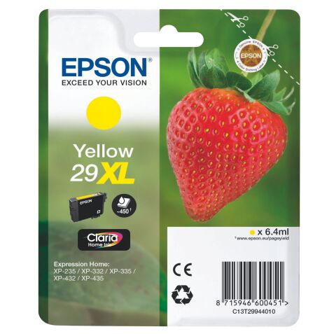Cartuccia inchiostro Epson originale 29XL colori 450 pagine