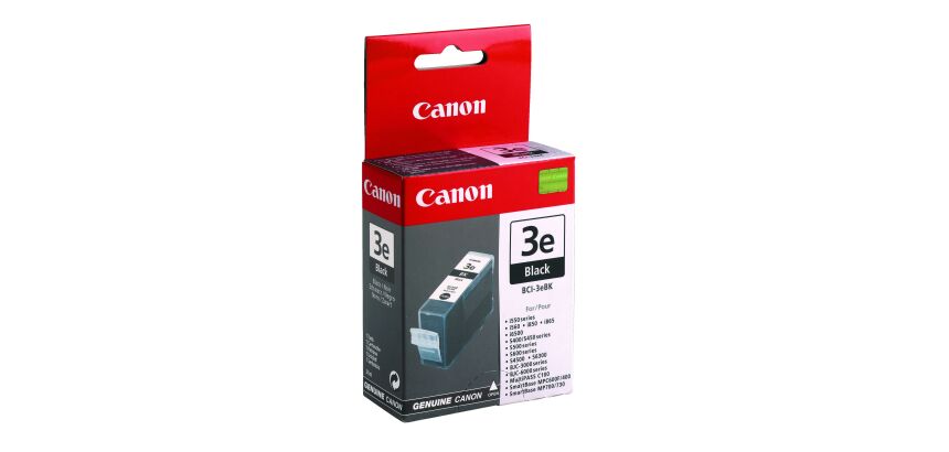 Cartouche Canon BCI-3EBK noir pour imprimante jet d'encre