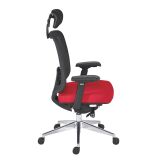 Sedia ergonomica Zolpee colore rosso