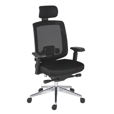 Silla de oficina ergonómica Zolpee negra