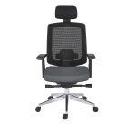 Silla de oficina ZOLPEE - respaldo de malla gris