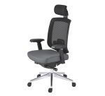 Silla de oficina ZOLPEE - respaldo de malla gris