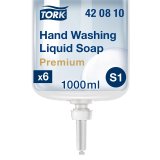 Savon liquide Tork Premium Lavage mains, pour distributeur S1 - Cartouche de 1 L
