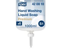 Savon liquide Tork Premium antibactérien - Cartouche 1 litre