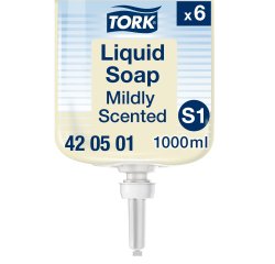 Liquid soap Tork Premium Soft, for S1/S11 soap dispensers - 1 L cartridge