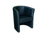 Chauffeuse Premium - simili cuir - noir