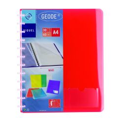Protegedocumentos con 30 fundas intercambiables colores surtidos