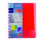 Protège-documents Viquel Géode polypropylène translucide A4 couleurs assorties - 30 pochettes