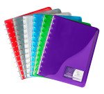 Protège-documents Viquel Géode polypropylène translucide A4 couleurs assorties - 30 pochettes
