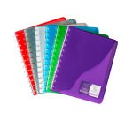 Protège-documents Viquel Géode polypropylène translucide A4 30 pochettes - 60 vues couleurs assorties