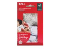 Pack von 200 Etiketten mit Schnur Apli 24 x 15 mm