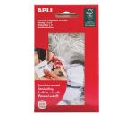 Etiquette à fil 24 x 15 mm Apli - Boîte de 200