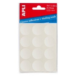 Pastille adhésives Ø 25 mm Apli - Boîte de 120