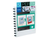 Personalizable document holder Viquel Géode opaque polypropylene A4 30 sleeves colour