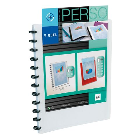 Protegedocumentos personalizable 30 fundas Viquel blanco