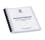 Personalizable document holder Viquel Géode opaque polypropylene A4 30 sleeves colour