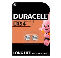 Duracell - Pack de 2 piles bouton Alcalines LR54/189 - 1,5
