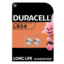 Duracell - Pack de 2 piles bouton Alcalines LR54/189 - 1,5 V