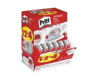 Pack 12  Corrector Compact Flex Pritt 4,2 mm + 4 GRATIS 
