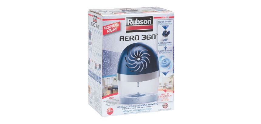 Absorbeur d'humidité Aero 360° Rubson + 1 recharge