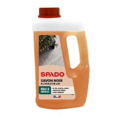Savon noir à l'huile de lin Spado - Flacon 1 L