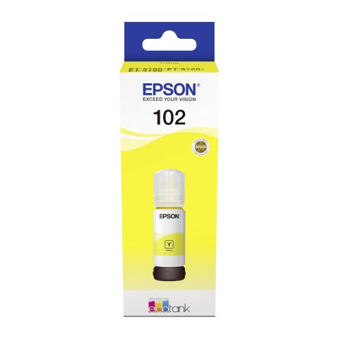Epson 102 original botella de tinta Ecotank amarillo
