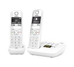 Pack dúo de teléfonos inalámbricos+ contestador automático Gigaset AS690A con bloqueo de llamadas