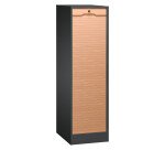 Classeur bois à rideau H 140 cm