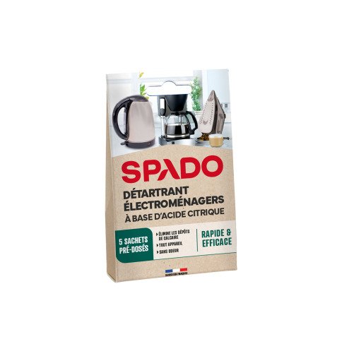 Détartrant électroménager Spado - Boîte de 5 sachets de 15 g