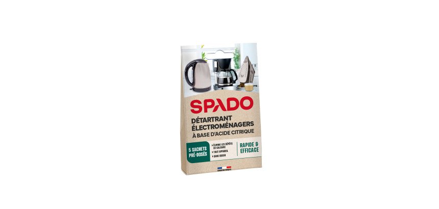 Détartrant électroménager Spado - Boîte de 5 sachets de 15 g