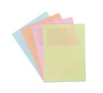 Chemises coin plastique avec fenêtre Oxford A4 polypropylène 14/100 - Paquet de 100