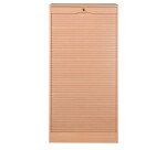 Classeur bois double à rideau H 140 cm