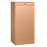 Classeur bois double à rideau H 140 cm