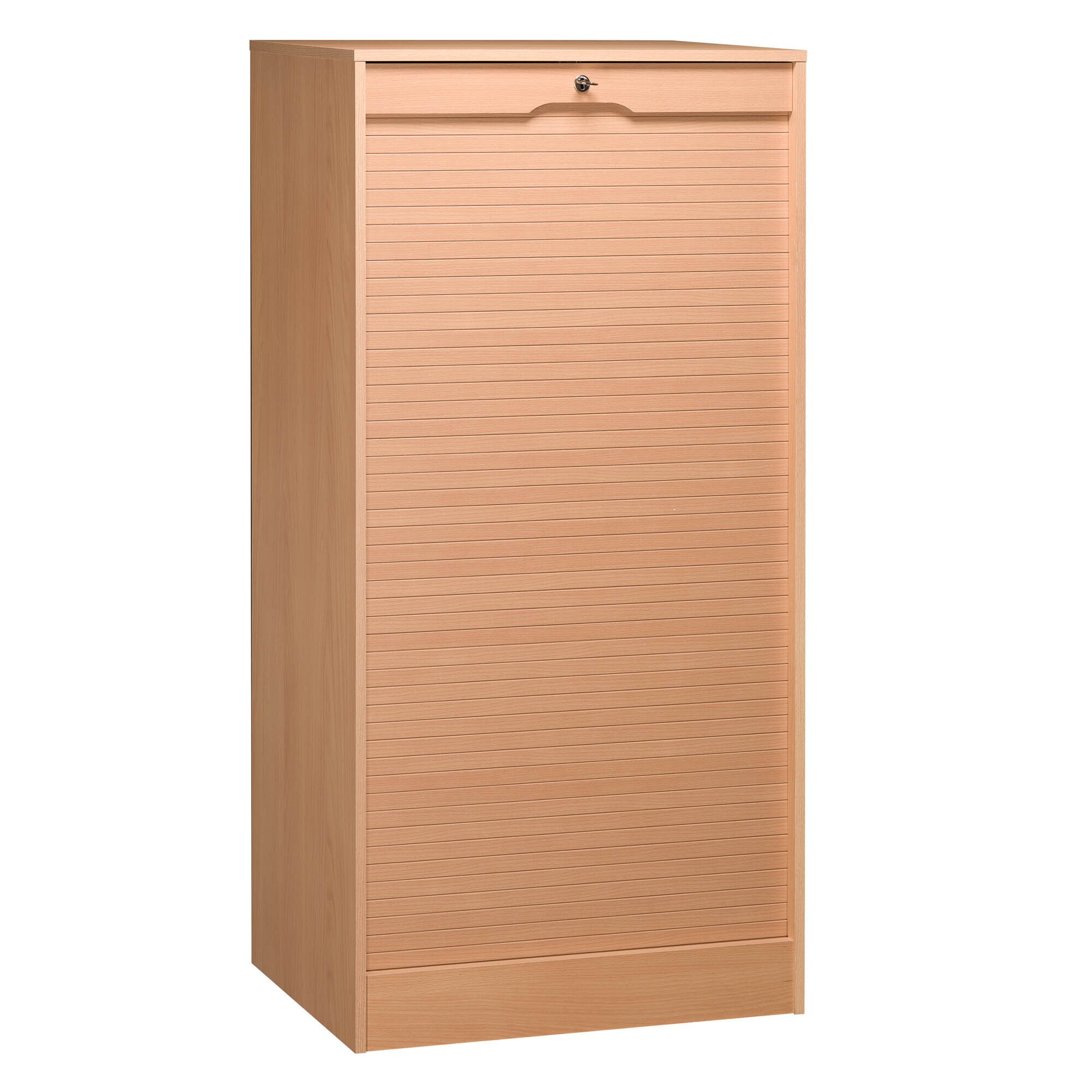 Classeur bois double à rideau H 140 cm