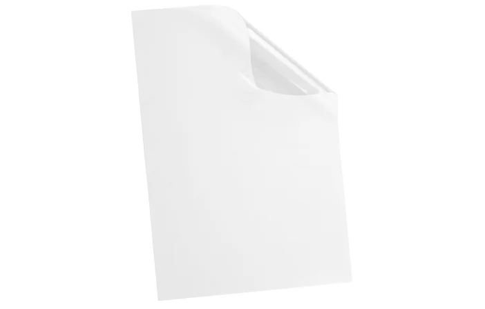 Couverture de reliure transparente A4 en PVC 15/100 - Paquet de