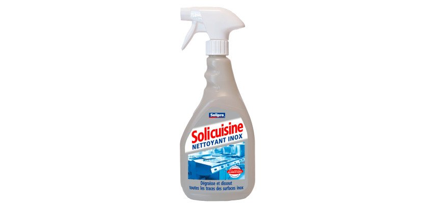 Nettoyant spray Solicuisine inox - Spray 750 ml