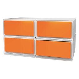 Module Easybox horizontal 1 tiroir sans serrure orange