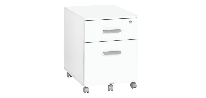 Cajonera Móvil Intuitiv 2 cajones Blanco/color