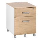 Caisson mobile Ineo chêne clair 2 tiroirs