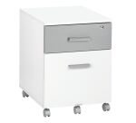 Cajonera Móvil Intuitiv 2 cajones Blanco/color