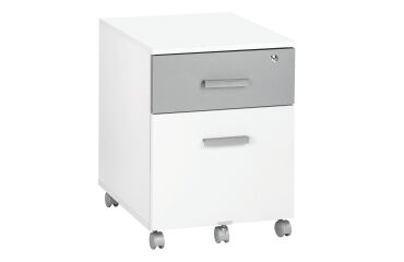 Cajonera Móvil Intuitiv 2 cajones Blanco/color