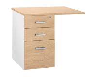 Extensión con cajonera Intuitiv Blanco