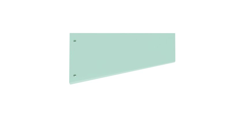 Package of 100 trapezium dividers in coloured bristol