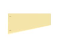 Package of 100 trapezium dividers - yellow