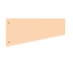 Package of 100 trapezium dividers in coloured bristol