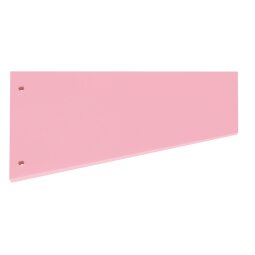 Intercalaire trapèze carte bristol neutre colorée - Paquet de 100