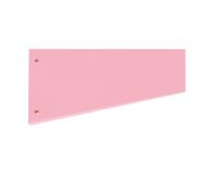 Intercalaire trapèze neutre L 23 cm carton - Sac de 100 - rose