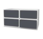 Module ABS 1 tiroir à plat Easybox