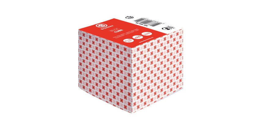 Kubusblock Weiß JMB 9x9x9 cm 90 g 600 Zettel
